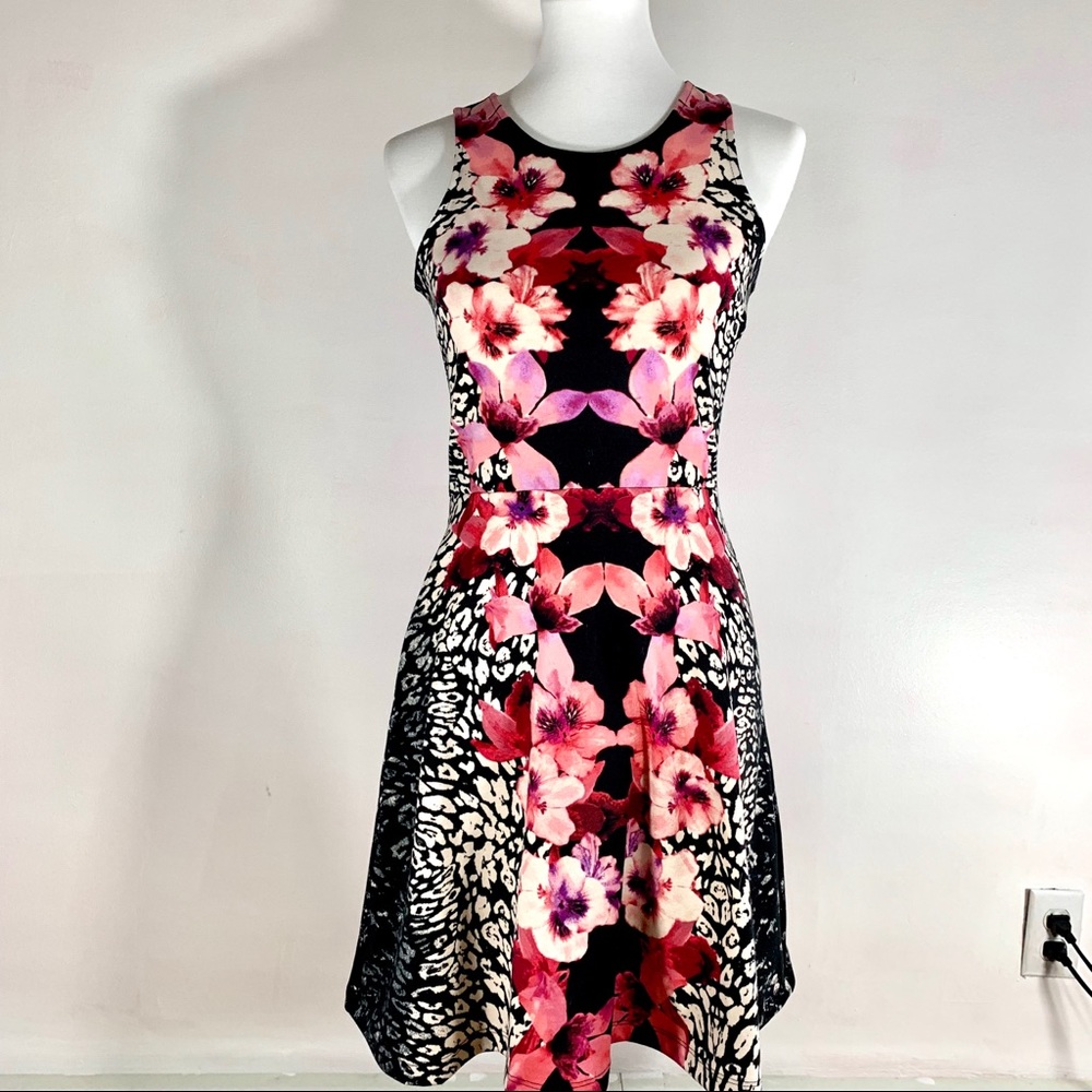 Floral pattern A-line dress